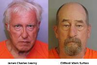 Booking Photos for Leamy and Sutton